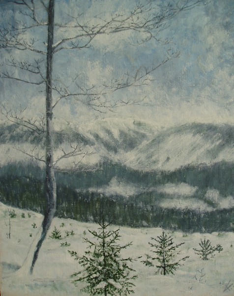 zima na horách - prodáno